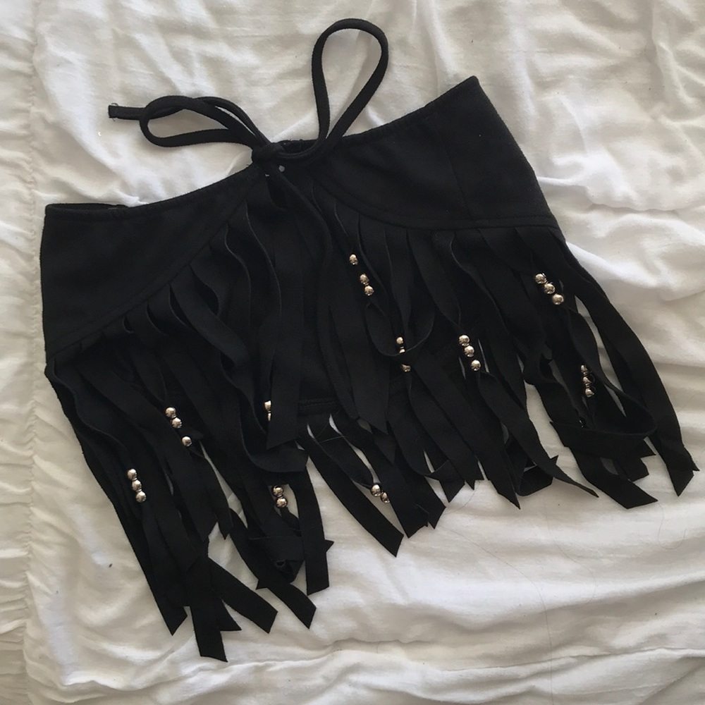 Fringe Tie Around Iheartraves Skirt
